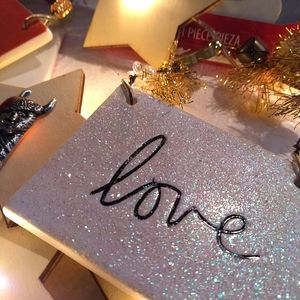 Vintage collectible ornaments and Christmas pin